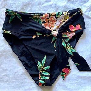 NWOT Isabella Rose High Waist Floral Bikini Bottom